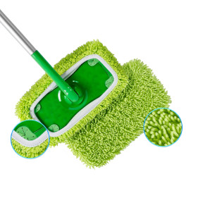 Многоразовый моп для швабры из микрофибры Reusable Microfiber Pads KEEPOW для швабры Swiffer, 1 шт
